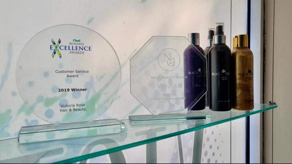 Victoria Rose Hair and Beauty Salon interior in Mansfield Woodhouse, Nottinghamshire, showcasing our modern styling stations and welcoming atmosphere